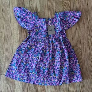 Mini Boden Flutter Sleeve Dress
